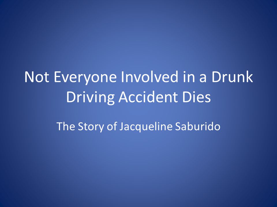 Anyone knows the story of Jacqueline Saburido?